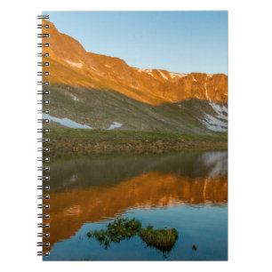 USA, Colorado, Mt. Evans. Summit Lake Reflection Notebook