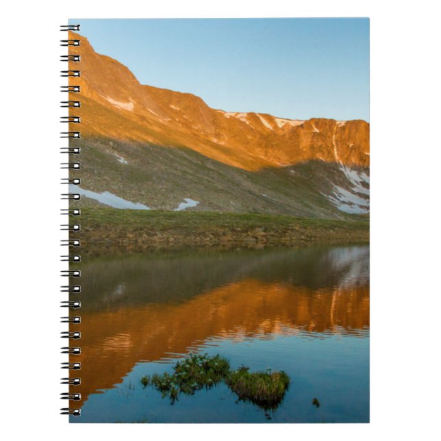 USA, Colorado, Mt. Evans. Summit Lake Reflection Notebook (Front)