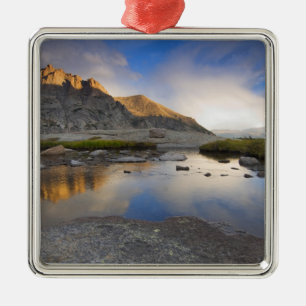 USA, Colorado, Rocky Mountain NP. Metal Ornament