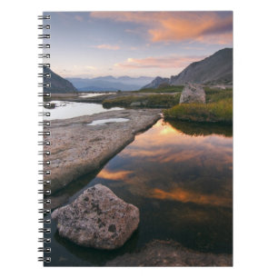 USA, Colorado, Rocky Mountain NP. Sunrise in Notebook
