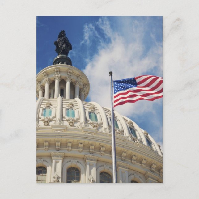 USA, Columbia, Washington DC, Capitol Building Postcard (Front)
