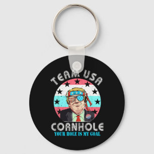 Usa Cornhole Shirt Team Cornhole Shirts Funny Corn Keychain