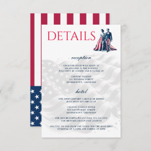 USA Couple Enclosure Card