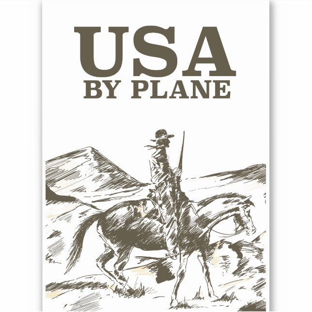 USA Cowboy Travel poster (Front)