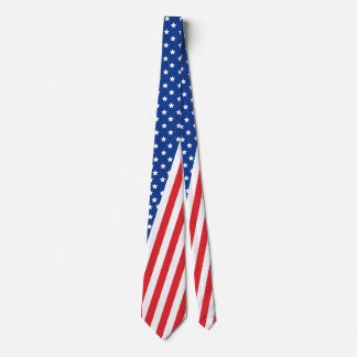 USA Cravate Drapeau Pour Hommes, Drapeau Necktie P