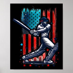 Usa Cricket Jersey Usa Cricket Team Lover Supporte Poster