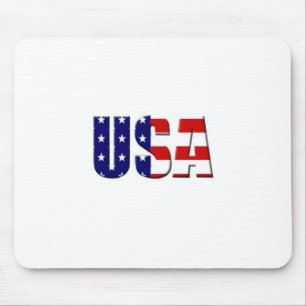 USA Custom Logo Design Mouse Pad