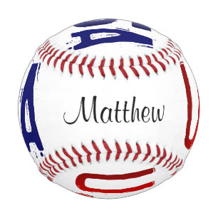 USA Custom Name Baseball