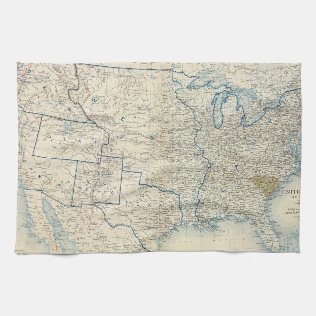 USA Dec 1860 Kitchen Towel (Horizontal)