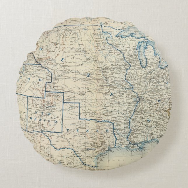 USA Dec 1860 Round Pillow (Front)