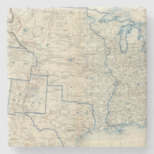 USA Dec 1860 Stone Coaster