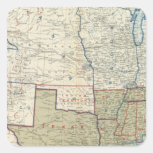 USA Dec 1861 Square Sticker