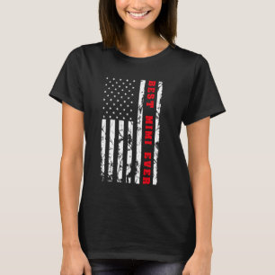 Usa Distressed American Flag Mimi Best For Grandm T-Shirt