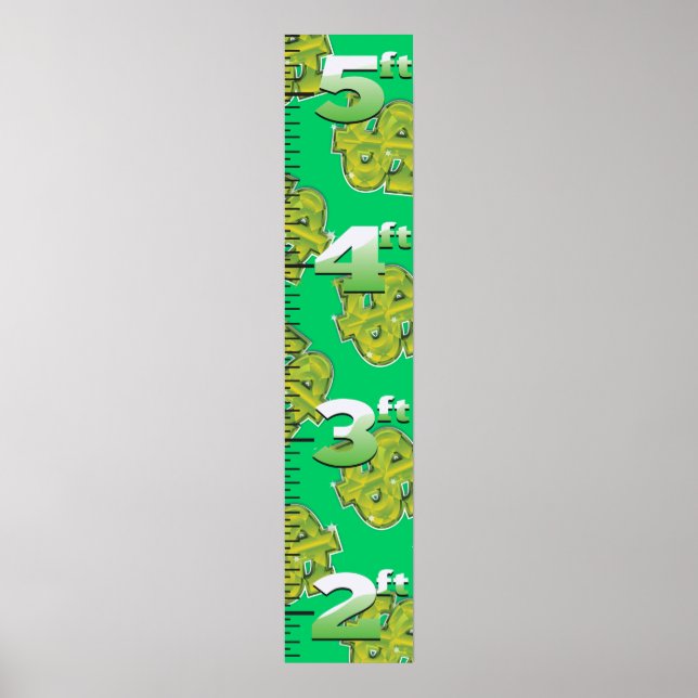 USA Dollar Growth Chart. Poster (Front)