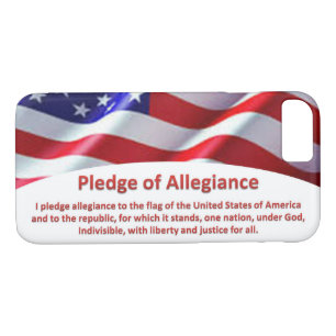 USA Drapeau et gage d'allégeance iPhone 8 Coque