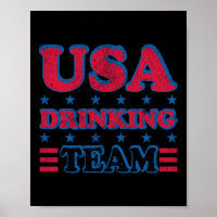 Usa Drinking Team 4th Of July Independence Day Dru