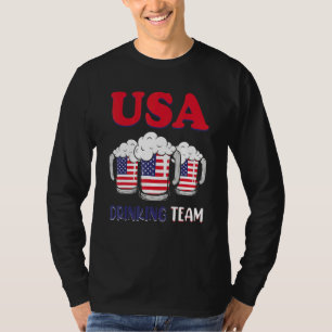 Usa Drinking Team 4th Of July T-Shirt