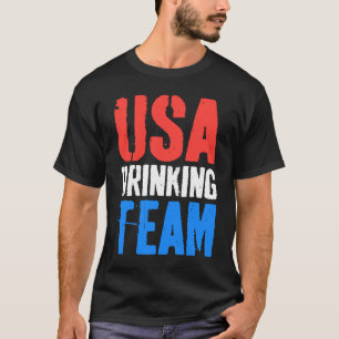 USA Drinking Team  4th Of July T-Shirt
