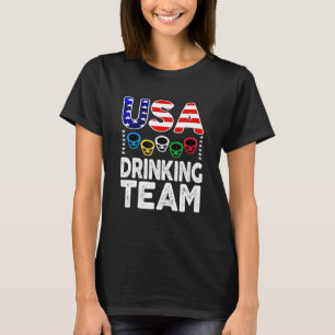 Usa Drinking Team Beer Party T-Shirt