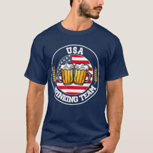 USA Drinking Team Vintage Germany Flag Oktoberfest T-Shirt