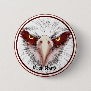 USA Eagle 2 Inch Round Button