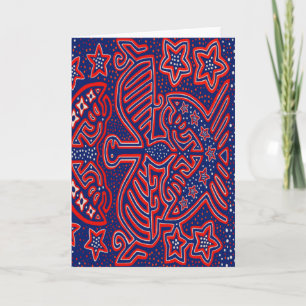 USA Eagle Democratic Patriot Card