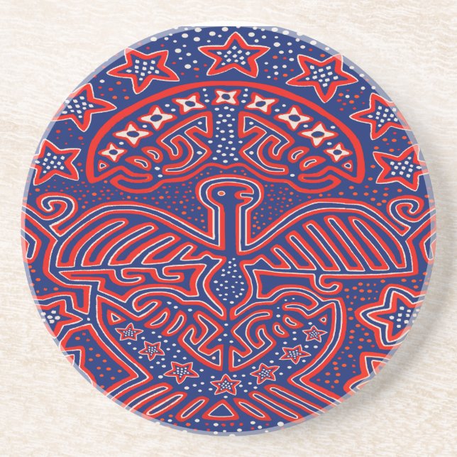 USA Eagle Democratic Patriot Coaster (Front)