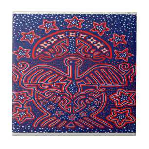 USA Eagle Democratic Patriot Tile