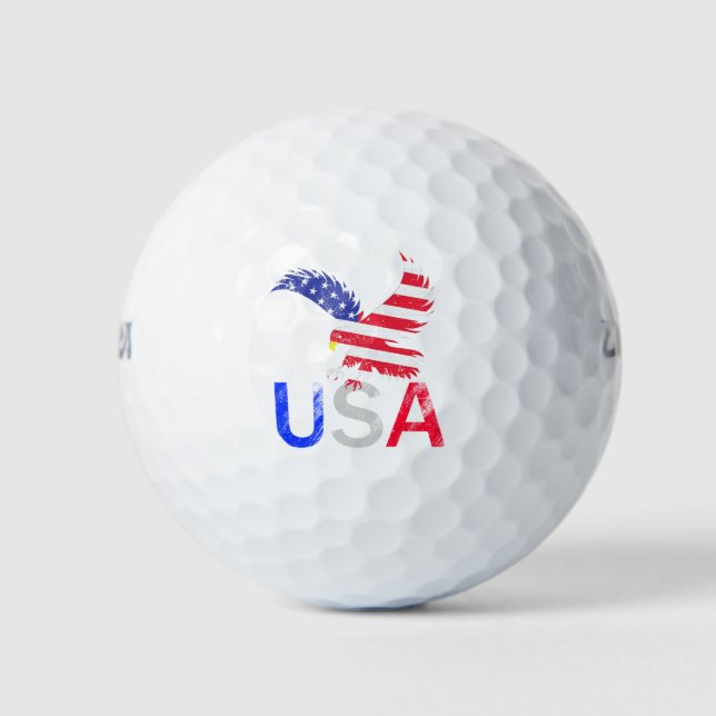 USA Eagle Golf Balls (Front)