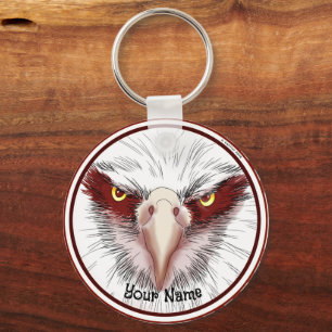 USA Eagle Head Keychain