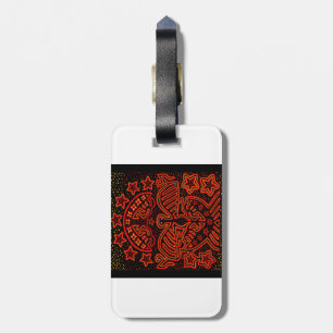 USA EAGLE PATRIOT - FIGHT FOR DEMOCRACY! LUGGAGE TAG