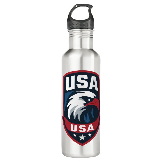USA Eagle Sports Crest 710 Ml Water Bottle (Front)
