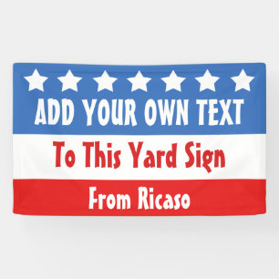 USA Election Customizable Banner