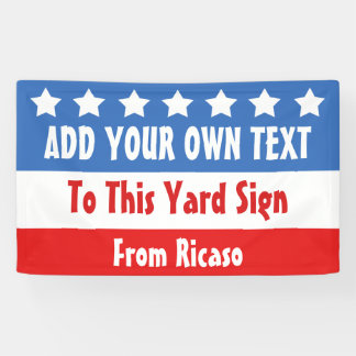 USA Election Customizable Banner