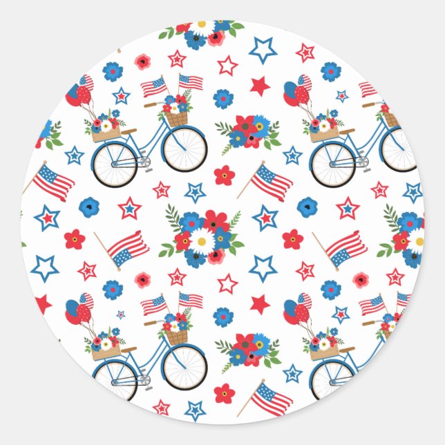 USA Elections Party Collection!  Classic Round Sticker (Front)