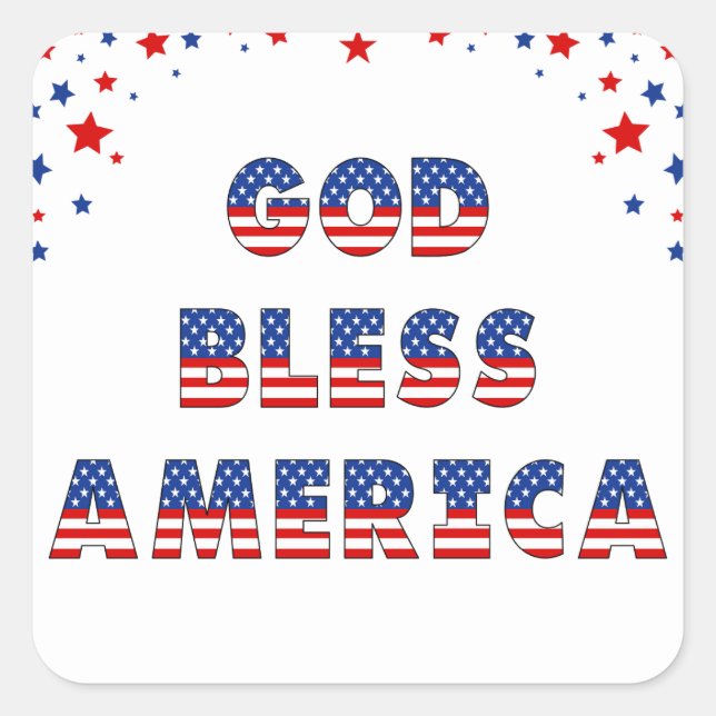 USA Elections Party Collection! Square Sticker (Front)