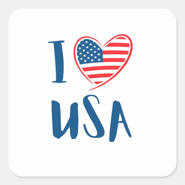 USA Elections Party Collection! Square Sticker (Front)