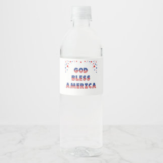 USA Elections Party Collection! Water Bottle Label