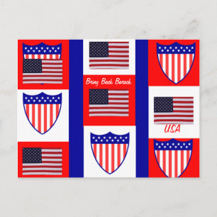 USA elections postcards