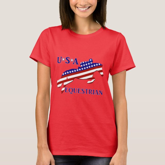 USA Equestrian T-Shirt (Front)