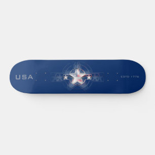 USA Estd. 1776 Skateboard