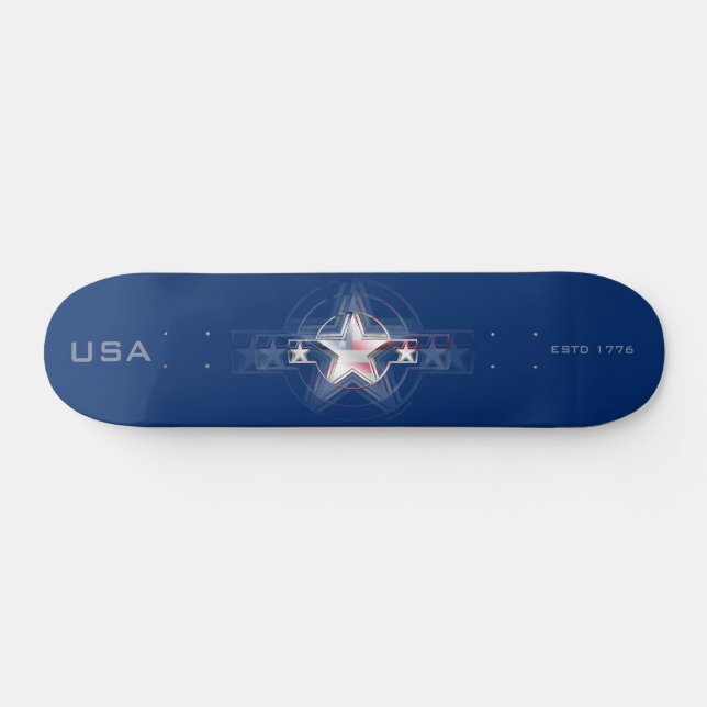 USA Estd. 1776 Skateboard (Horz)