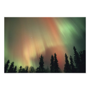 USA, Fairbanks area, Central Alaska, Aurora 3 Photo Print