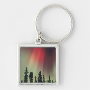 USA, Fairbanks area, Central Alaska, Aurora Keychain