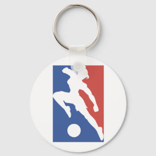 USA Female Soccer Tshirts and Gifts Keychain