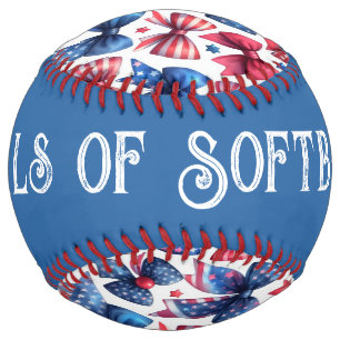 USA Field Day Bows (customize) Softball