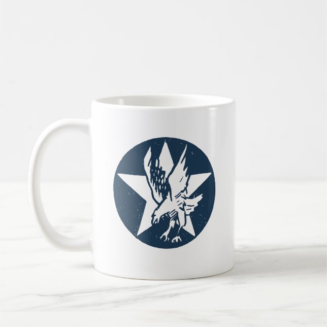 USA Fighting Squadron Insignia Coffee Mug (Left)