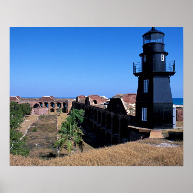 USA, FL, Florida Keys, Fort Jefferson, 1846, 2 Poster (Front)