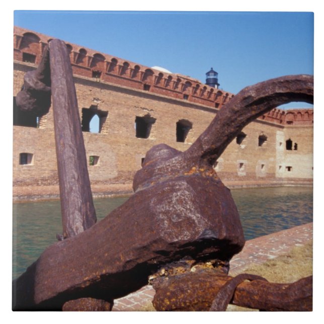 USA, FL, Florida Keys, Fort Jefferson, 1846, Tile (Front)