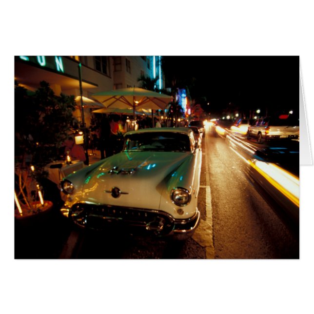 USA, FL, Miami, South Beach at night. 2 (Front Horizontal)